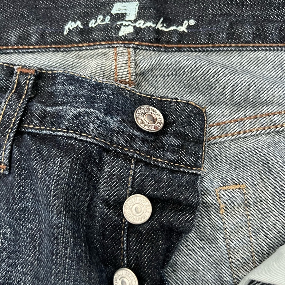 7 For All Mankind Men's Blue Jeans